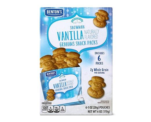 Benton's 
 Snowman Graham Snack Packs Cinnamon or Vanilla