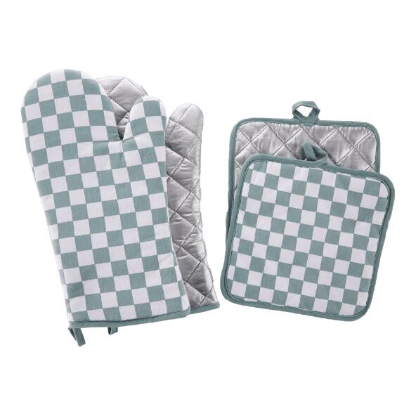CROFTON(R) 				Topflappen und Topfhandschuhe, 4 St.