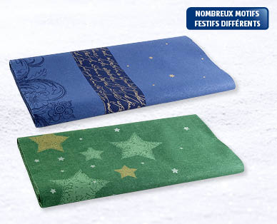 Nappe de Noël en papier BUFFET