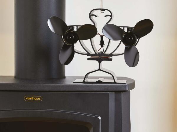 6 Blade Double Stove Fan