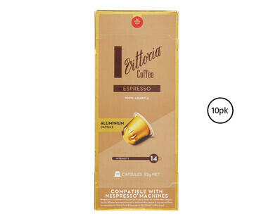 Vittoria NCC Espresso 10pk - Aldi - Australia - Specials archive