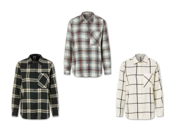 Damen Flanellbluse