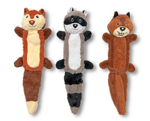 Heart to Tail Plush Dog Toy 3-pk