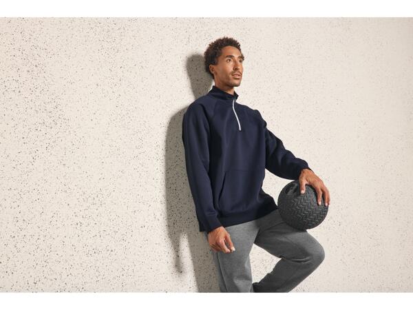Men's half zip sweatshirt