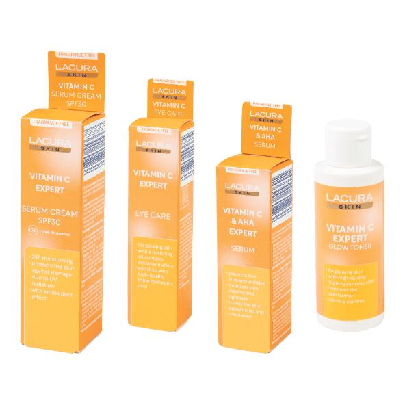 LACURA(R) 				Gezichtsverzorging met vitamine C