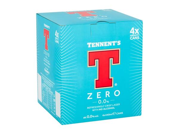 Tennents Zero 4x440ml