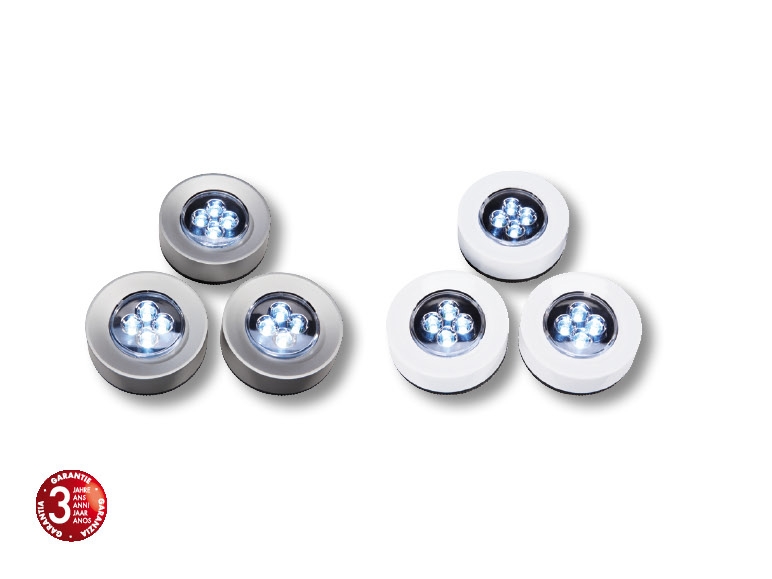 Lampes à LED, lot de 3