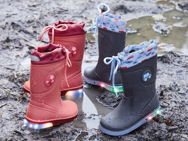 Kleinkinder Blinkregenstiefel