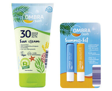 OMBRA SUN 
 PROTECTION SOLAIRE DURABLE/ SOIN LÈVRES