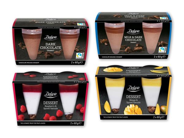 Dessert i glas