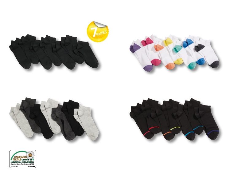 Socquettes, 7 paires