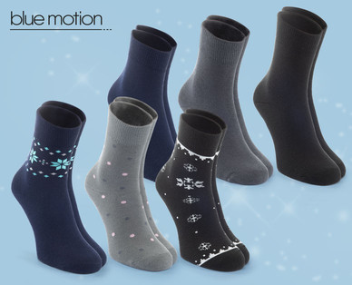 BLUE MOTION Damen-Thermosocken, Doppelpkg.