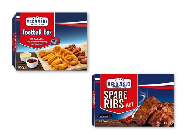 MCENNEDY Football Box eller spareribs