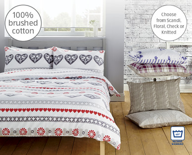 Brushed Cotton Duvet Set King