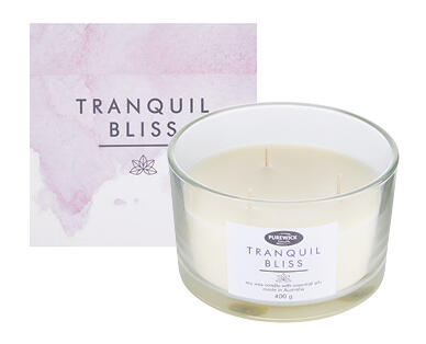 Luxury 3 Wick Essential Oil Candle 400g