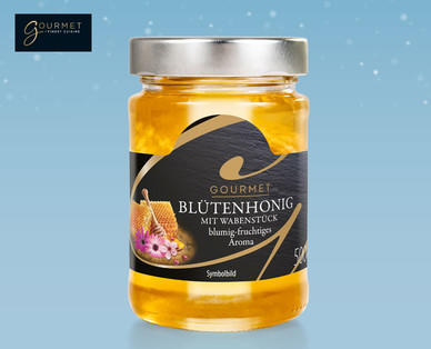 GOURMET Blütenhonig mit Wabe