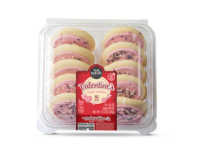 Village Bakery Valentine Frosted Sugar Cookies