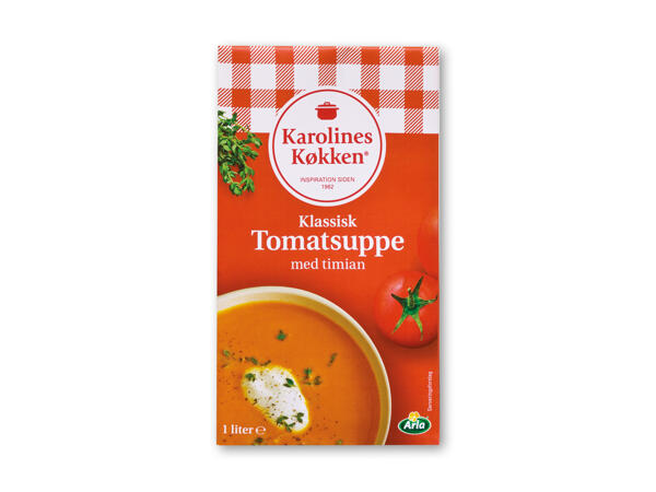 Karolines Køkken piskefløde, tomat- eller karrysuppe