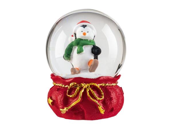 Livarno Home Mini Snow Globe With A Penguin