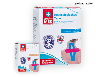 Tape kinesiologico ACTIVE MED