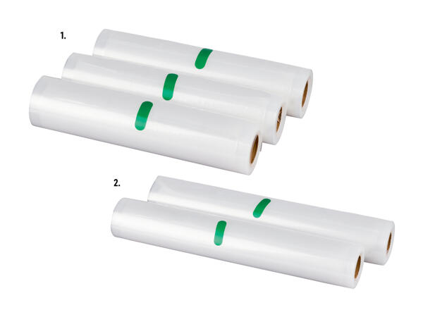 Rouleaux de film pour appareil de mise sous vide