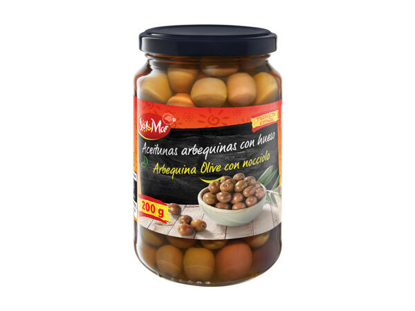 Arbequina Olives with Stones