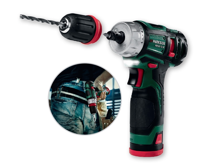 Parkside(R) 12V Cordless Drill/Screwdriver