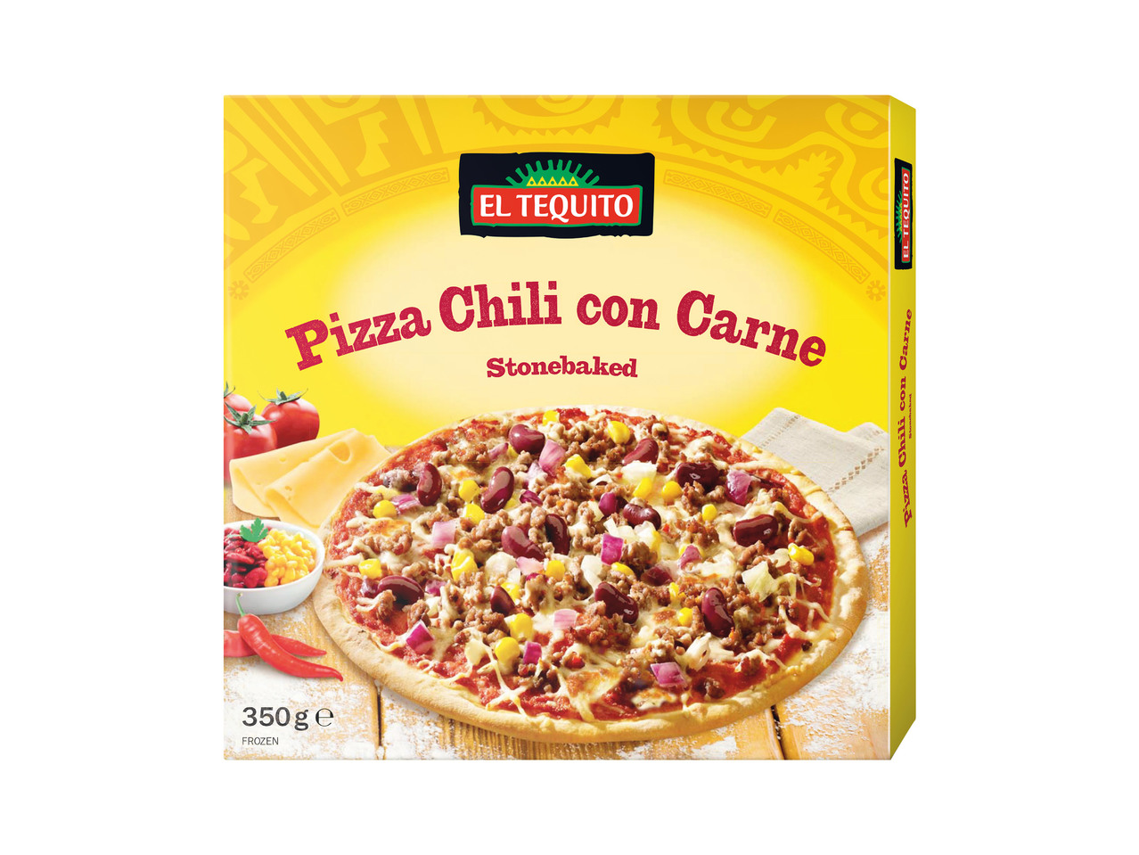 PIZZA CHILLI CON CARNE