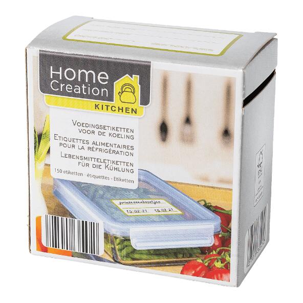 HOME CREATION KITCHEN(R) 				Étiquettes, 150 pcs
