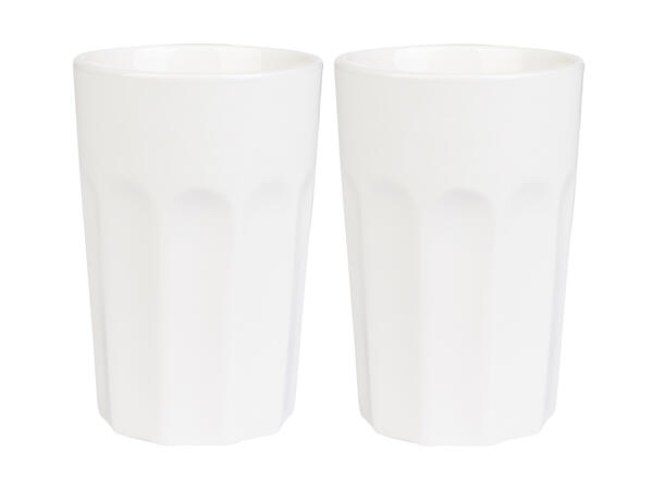 Gobelets à latte macchiato, lot de 2