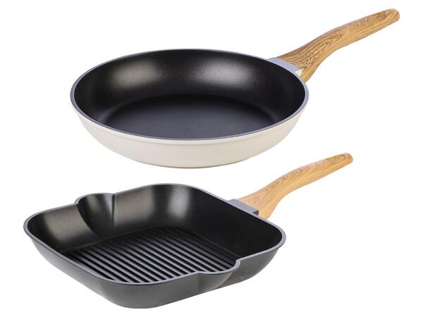 Stek-/grillpanna i gjuten aluminium