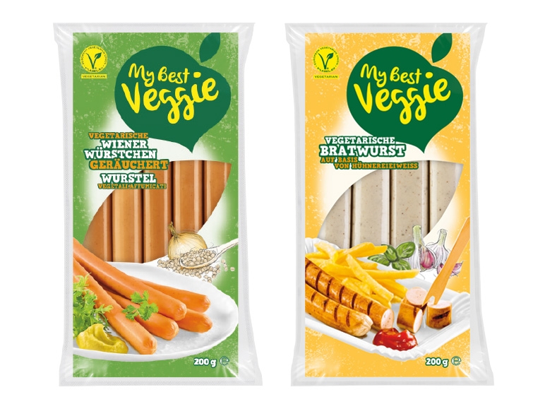 MY BEST VEGGIE Vegetarische Würstchen