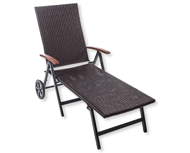 Chaise longue à roulettes "Milano" GARDENLINE(R)