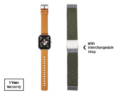 Smart Watch with Interchangeable Strap