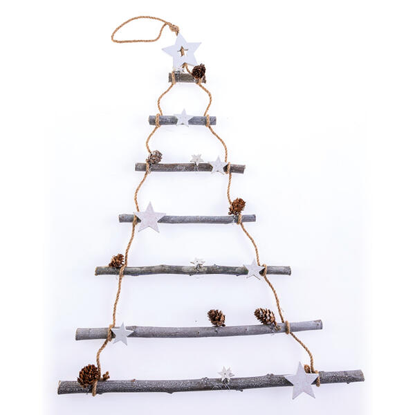Dekorierte Wand-Weihnachts-Deko