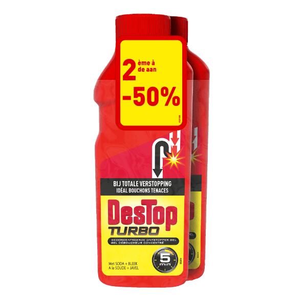 Destop Turbo ontstopper, 2 st.