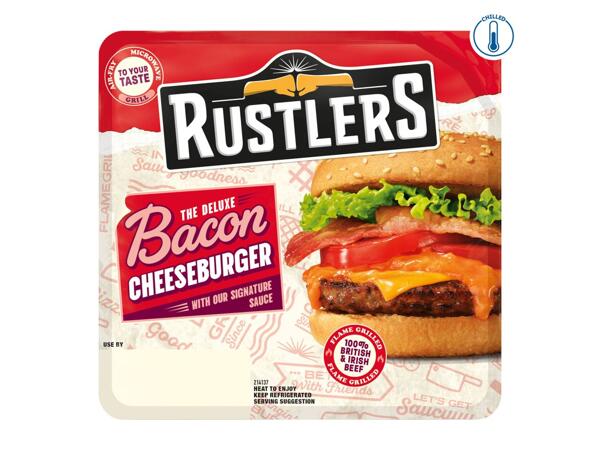 Rustlers Deluxe Burger