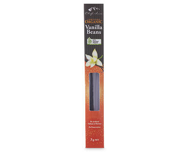 Organic Vanilla Beans 3g