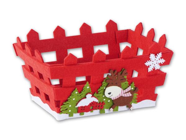 Filz-Deko-Körbchen, 1 Stück oder Geschenktaschen, 2 Stück