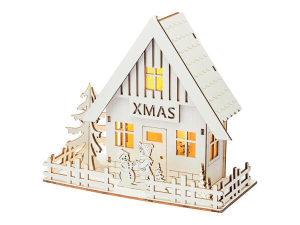 LED Wooden Christmas Scene