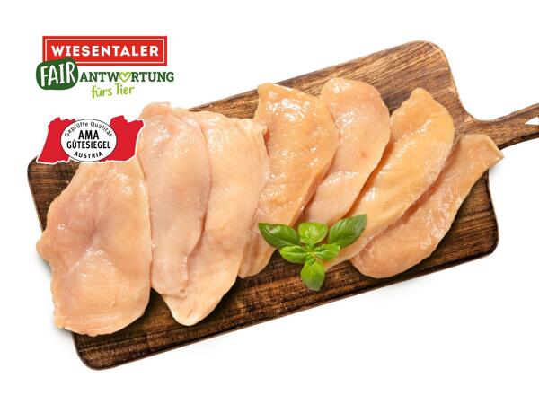 Frische Tierwohl Maishendl Filetschnitzel