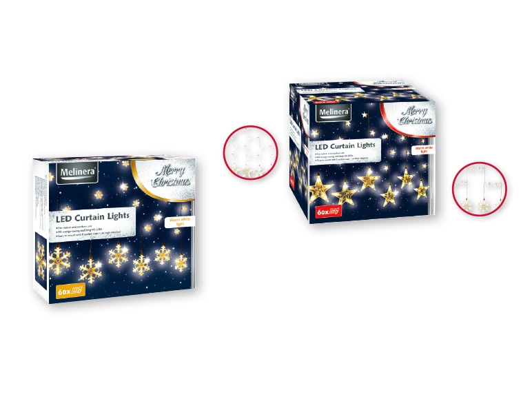 Melinera Decorative LED Curtain Lights
