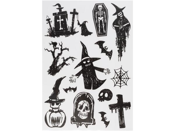 Fluorescent Halloween Stickers