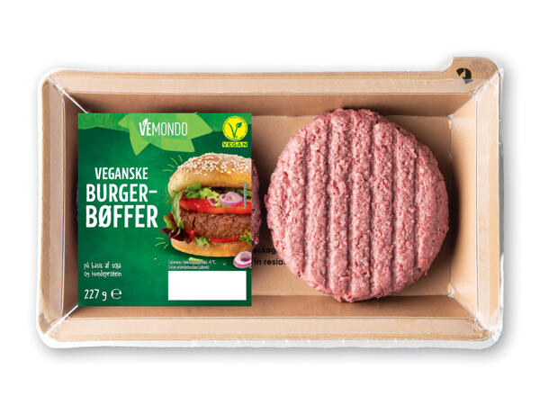 Vegansk burger eller hakket