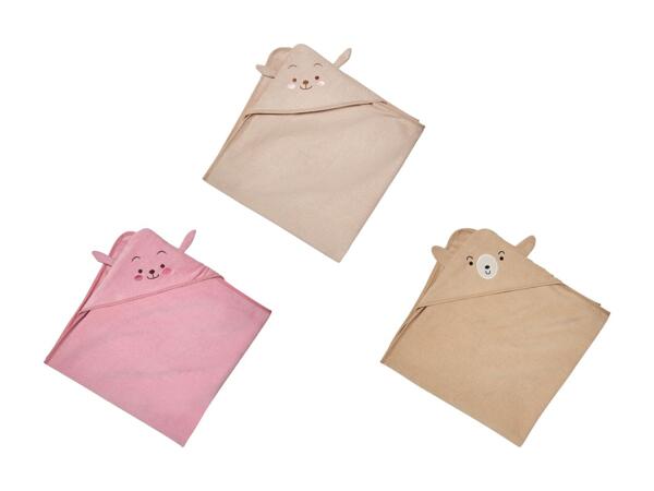 Serviette à capuche pour bébé