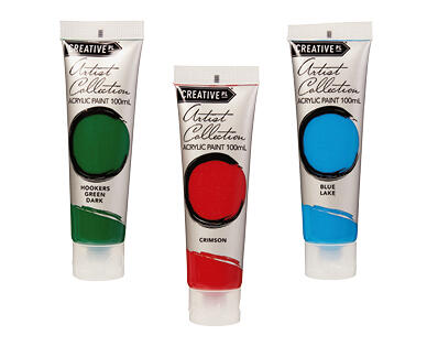 Acrylic Artist Paint Tubes 100ml