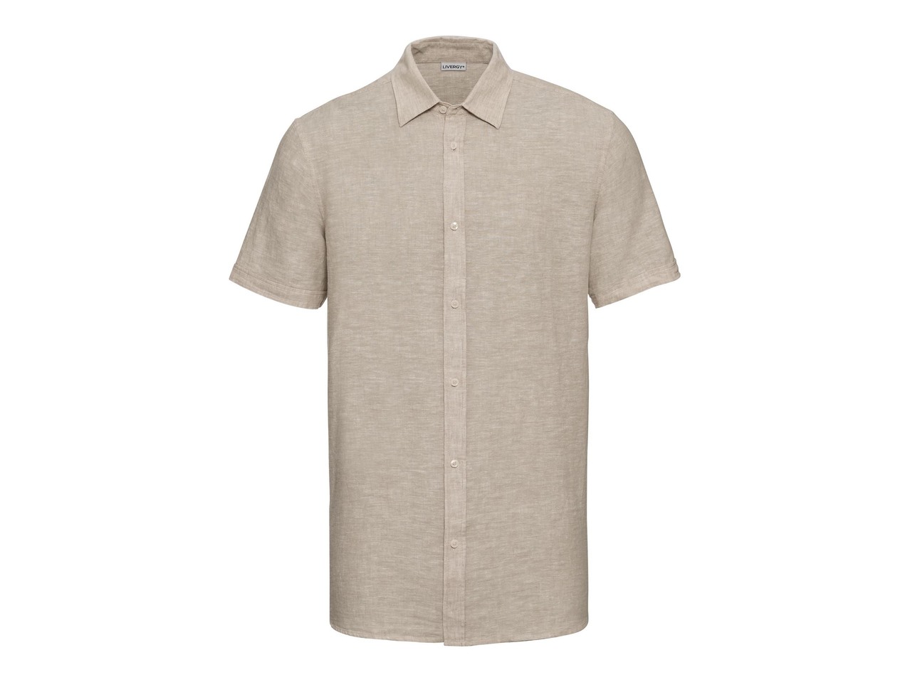 Men's Linen-Blend Casual Shirt