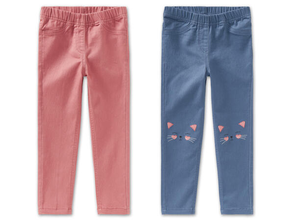 Mädchen Treggings, 2 Stück