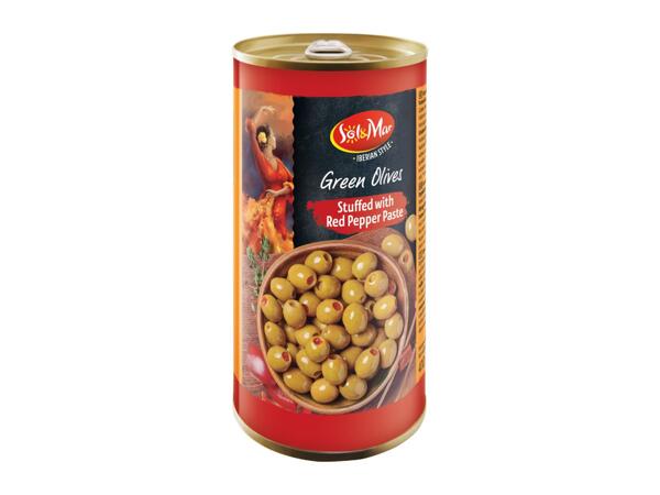 Green Filled Olives Assorted
