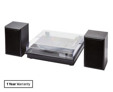 Turntable with Speakers